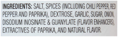 blend of new orleans-inspired spices featuring red pepper and paprika for warm heat