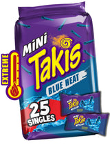 Takis Mini Bite Size Tortilla Chips – Graduation Party Snack Bowl and Game-Day Gifting Pack, Assorted Fuego and Blue Heat