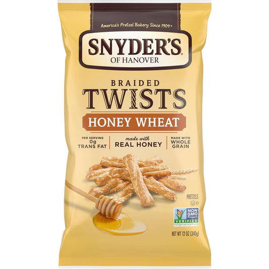 braided pretzel twist shape ideal for dipping