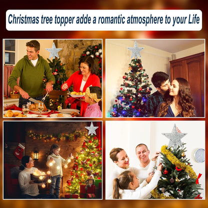 [Brand Name] Christmas Tree Topper with Projection – Easy Holiday Gift for Friends, Comes in Festive Gift Box No Wrapping Needed