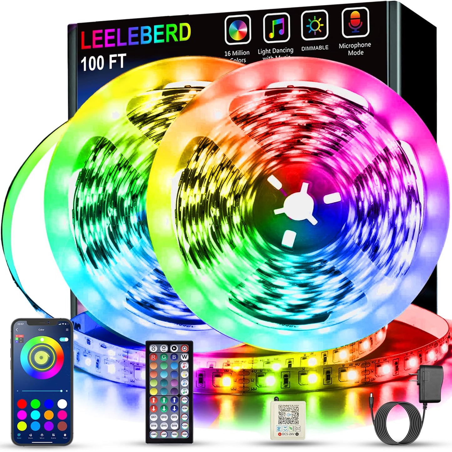 [Brand] Smart LED Strip Kit – Morning Wake Up Light with Sunrise Color Fade and Timer Automation
