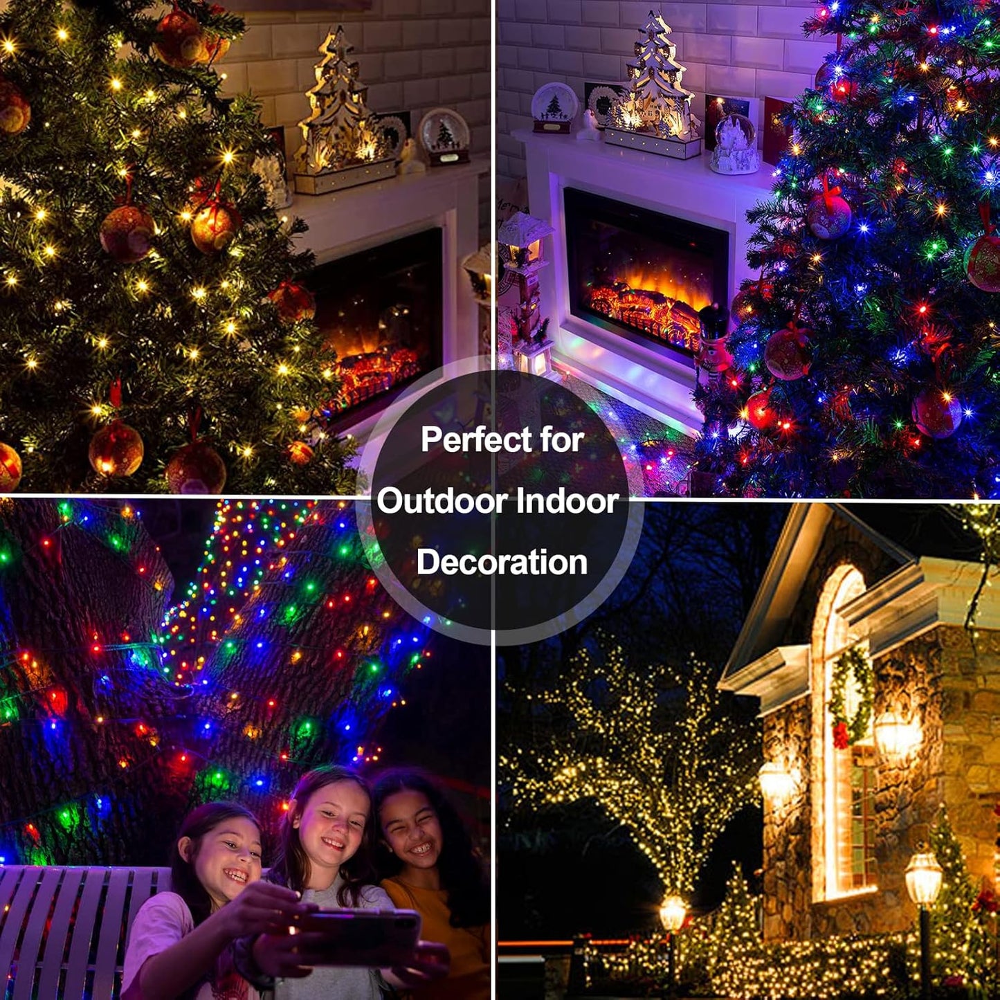 Brightever 100 LED Battery String Lights Cozy Holiday Gift for Women, Hostess & Apartment Friend with Timer & Remote