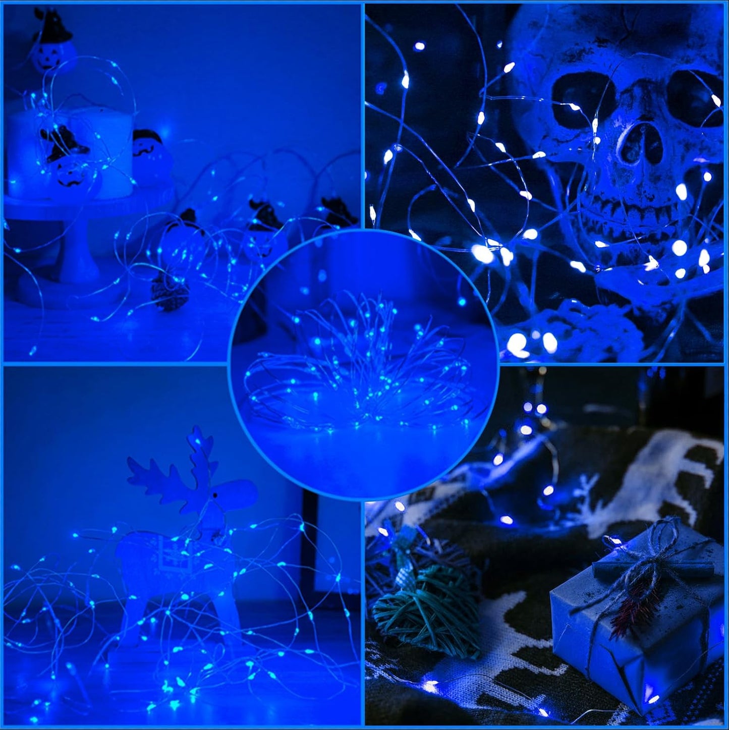 Brightever LED String Lights – Nursery and Playroom Decor, Timer Battery Operated Twinkle Lights 2 Pack