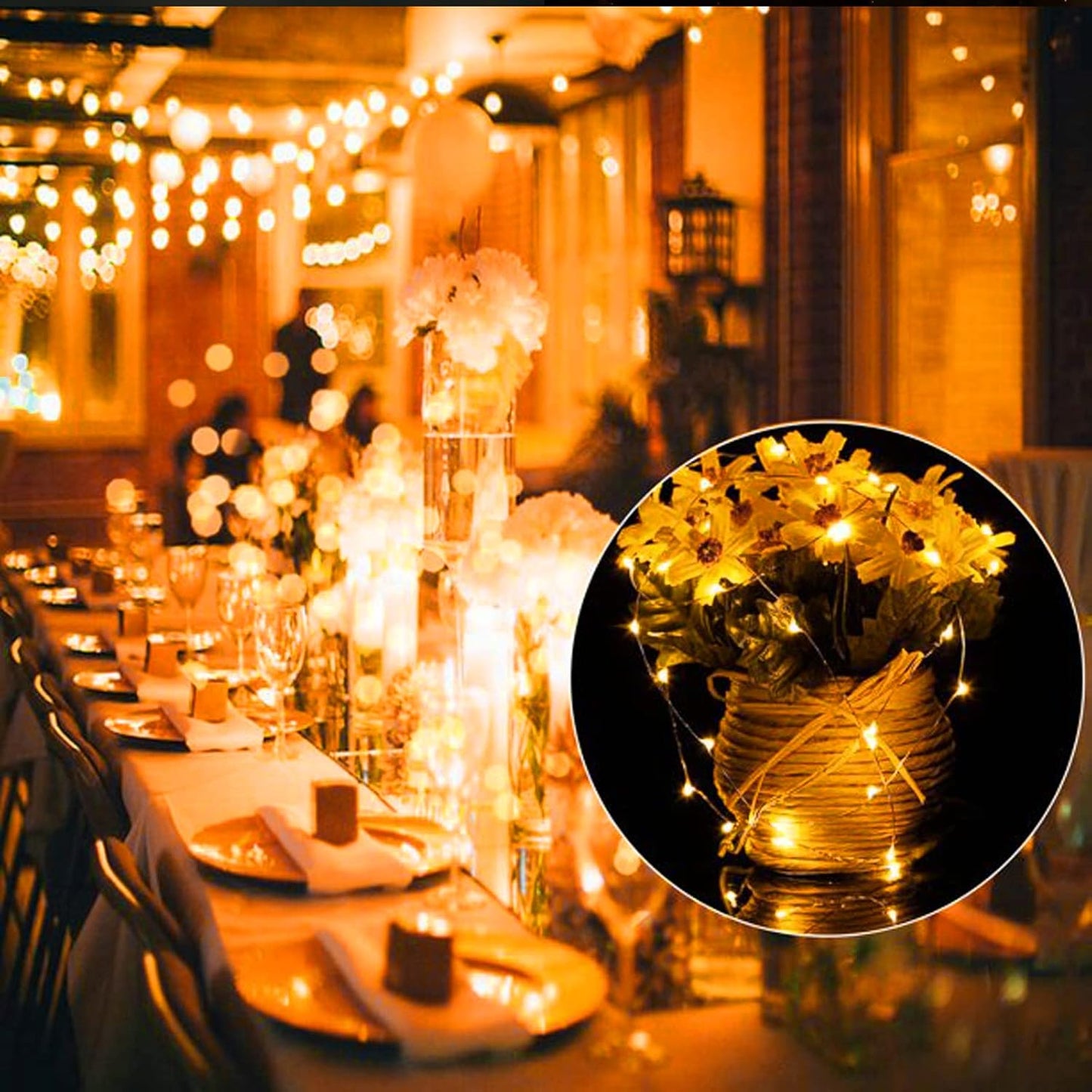 Brightown Starry String Lights – Thoughtful Housewarming Gift for Women Who Love Cozy Home Decor