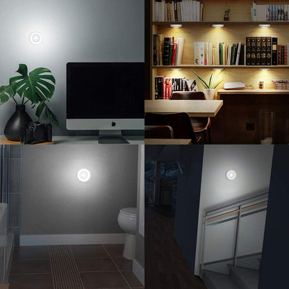 Brilliant Evolution LED Puck Light 6 Pack – Customizable Sharpie Decor Lights for Patios, Bedrooms and Collectible Cases