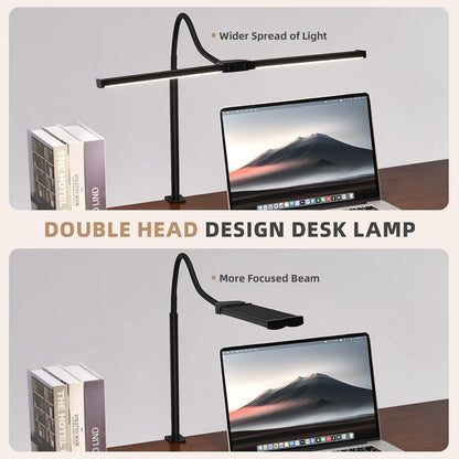 c-clamp mounting system compatible with desks, monitor stands, and shelves