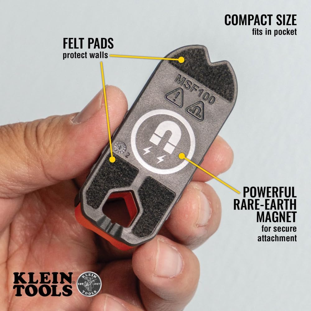 center top notch and bottom opening for accurate mark placement