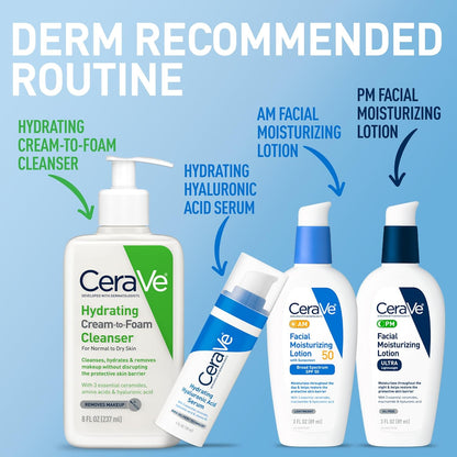 CeraVe Hyaluronic Acid Serum – Gentle, Non-Irritating Hydration for Sensitive Skin Daily Routine