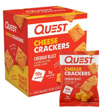 Quest Nutrition Cheese Crackers – Portable Cheesy Bites for Family Road Trips, Zesty Ranch 4-Count