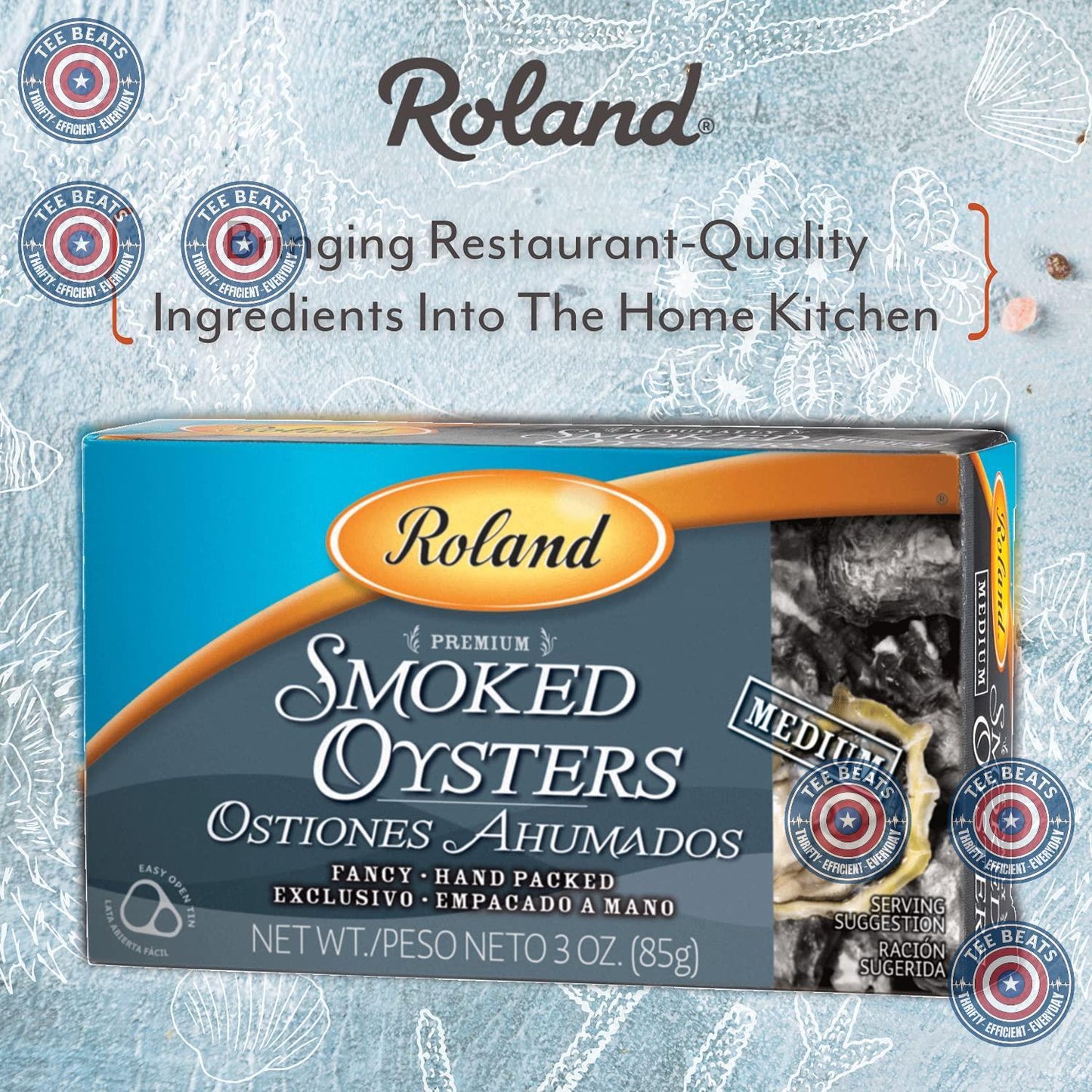cherrywood smoke-cured for a mild, briny flavor profile
