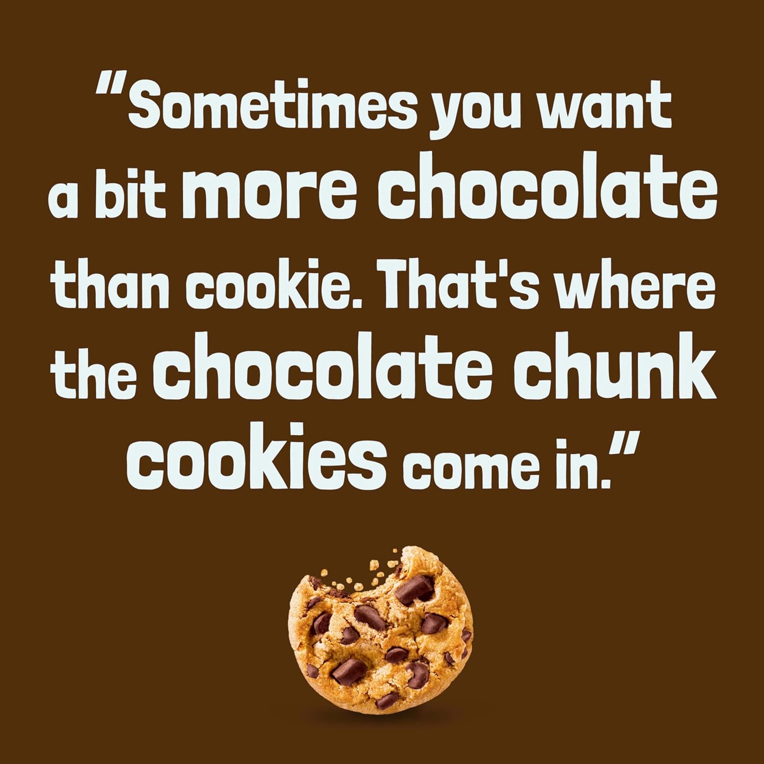 CHIPS AHOY! Chunky Fudgy Cookies Party Size – Camping and Road Trip Snack for Families, 24.75 oz Resealable Pouch