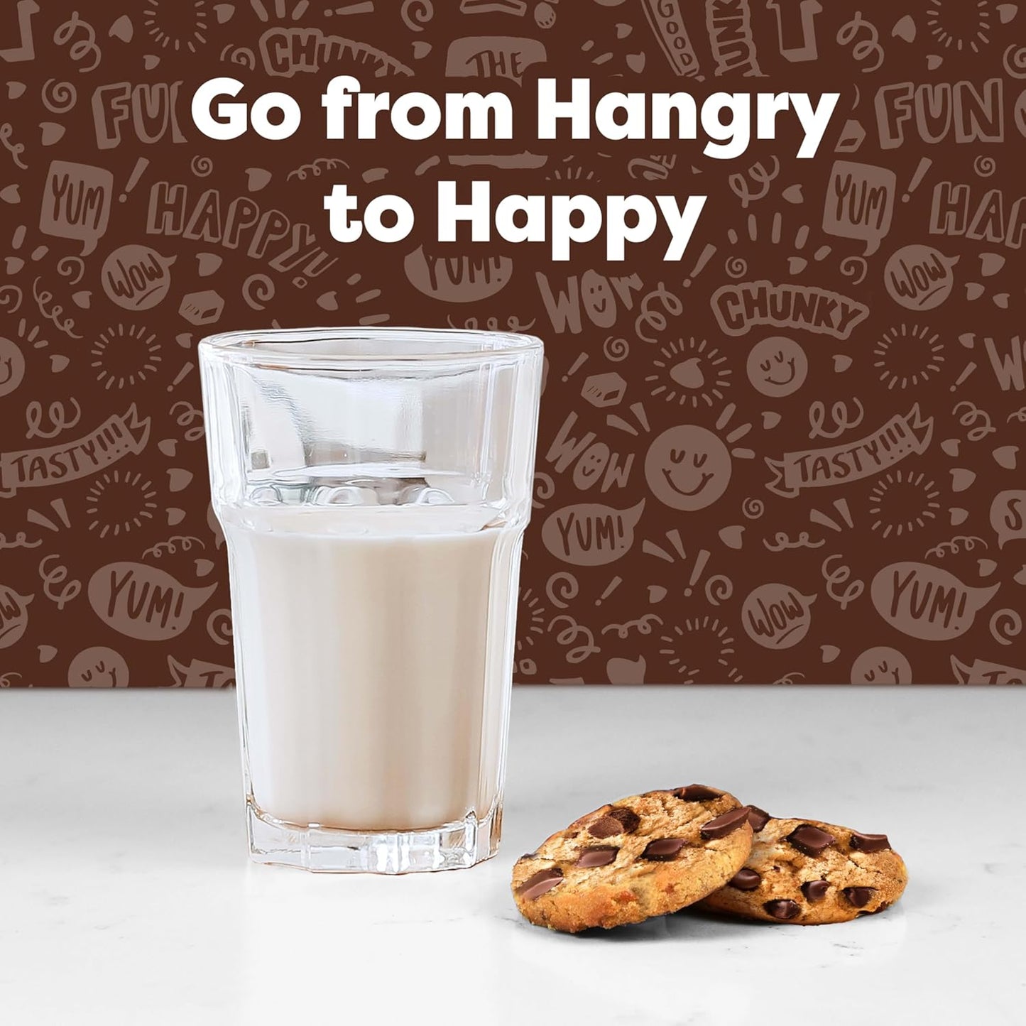 CHIPS AHOY! Chunky Fudgy Cookies Party Size – Camping and Road Trip Snack for Families, 24.75 oz Resealable Pouch