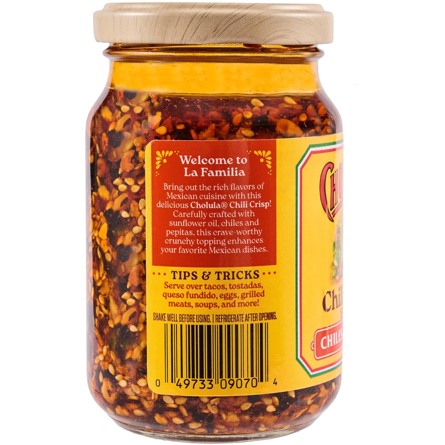 Cholula Chili Crisp with Pepitas & Sesame – Unique Birthday Gift for Mom, Christmas and Valentine's Day Idea