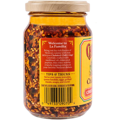 Cholula Chili Crisp with Pepitas & Sesame – Unique Birthday Gift for Mom, Christmas and Valentine's Day Idea