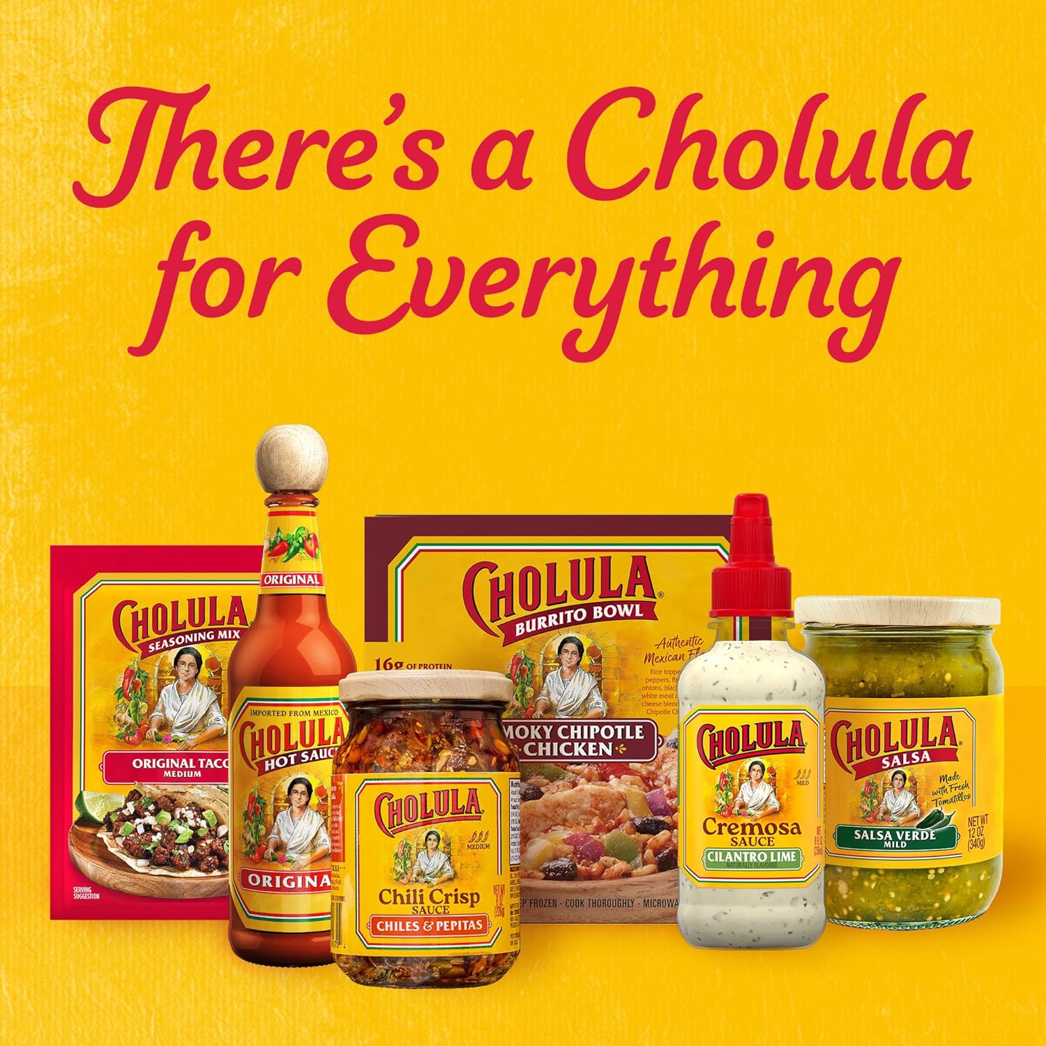 Cholula Chili Crisp with Pepitas & Sesame – Unique Birthday Gift for Mom, Christmas and Valentine's Day Idea
