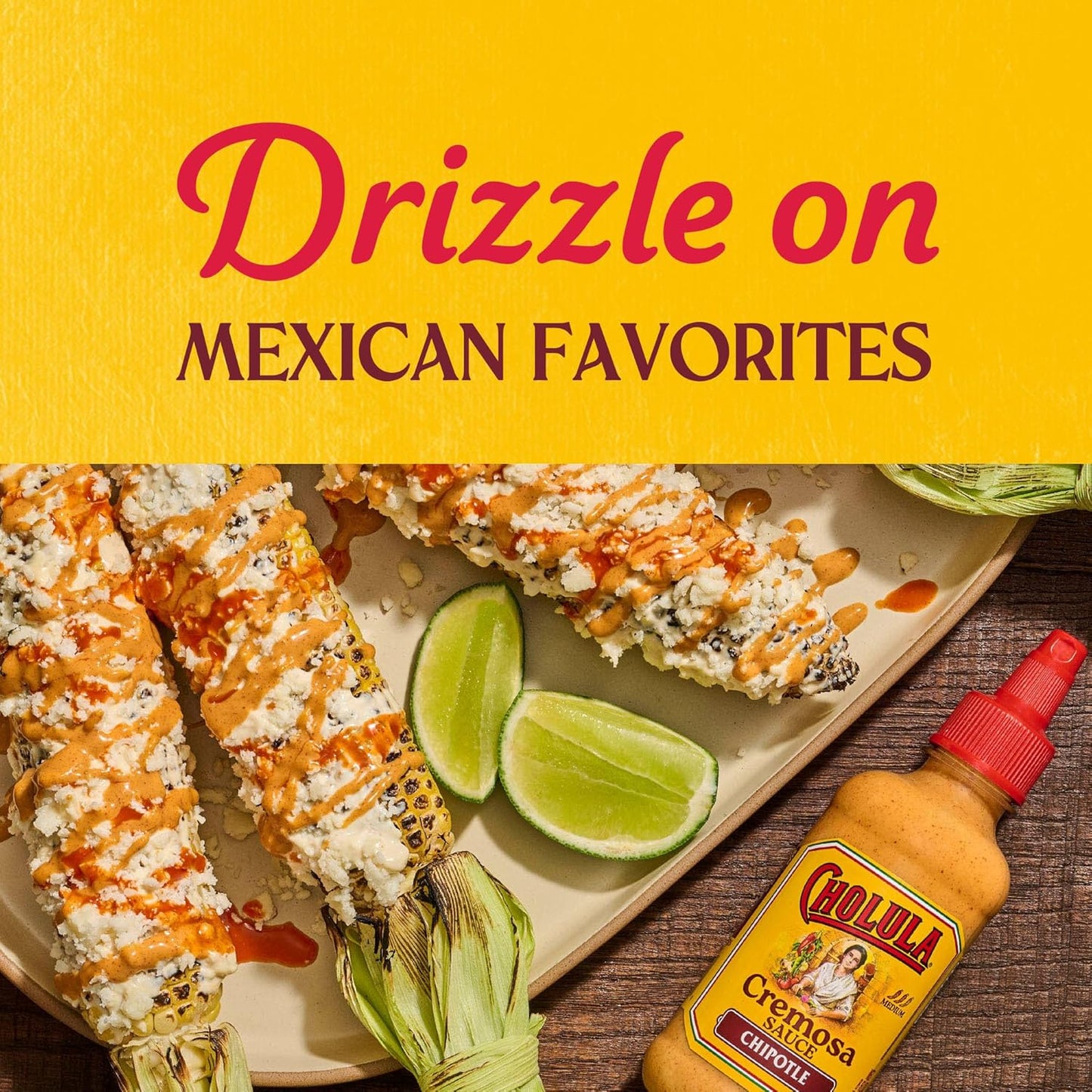 Cholula Chipotle Cremosa Sauce – Valentine's Day Gift for Couples Who Cook Together, Smoky Drizzle for Date Night Tacos, 8 fl oz