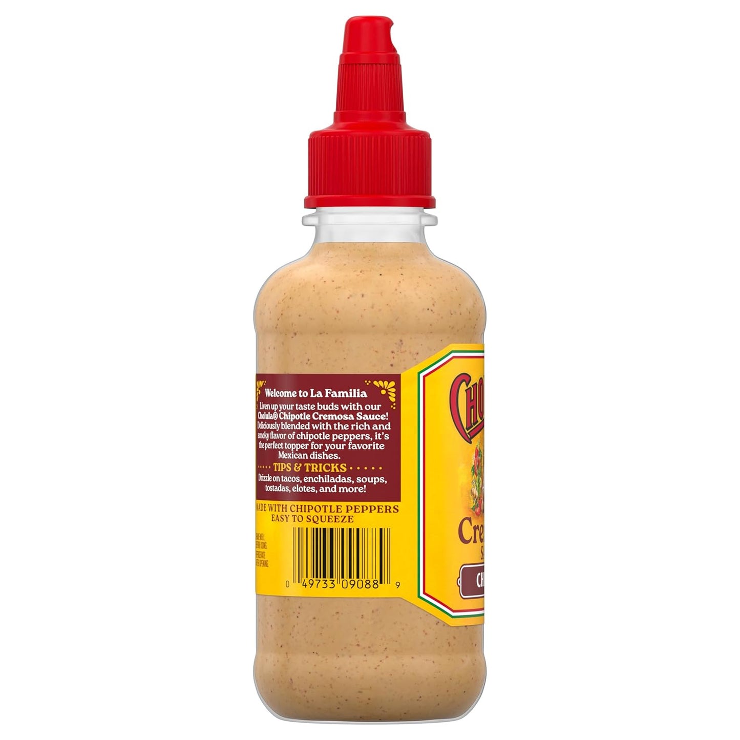 Cholula Chipotle Cremosa Sauce – Valentine's Day Gift for Couples Who Cook Together, Smoky Drizzle for Date Night Tacos, 8 fl oz