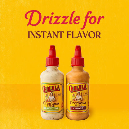 Cholula Chipotle Cremosa Sauce – Valentine's Day Gift for Couples Who Cook Together, Smoky Drizzle for Date Night Tacos, 8 fl oz