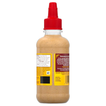 Cholula Chipotle Cremosa Sauce – Valentine's Day Gift for Couples Who Cook Together, Smoky Drizzle for Date Night Tacos, 8 fl oz