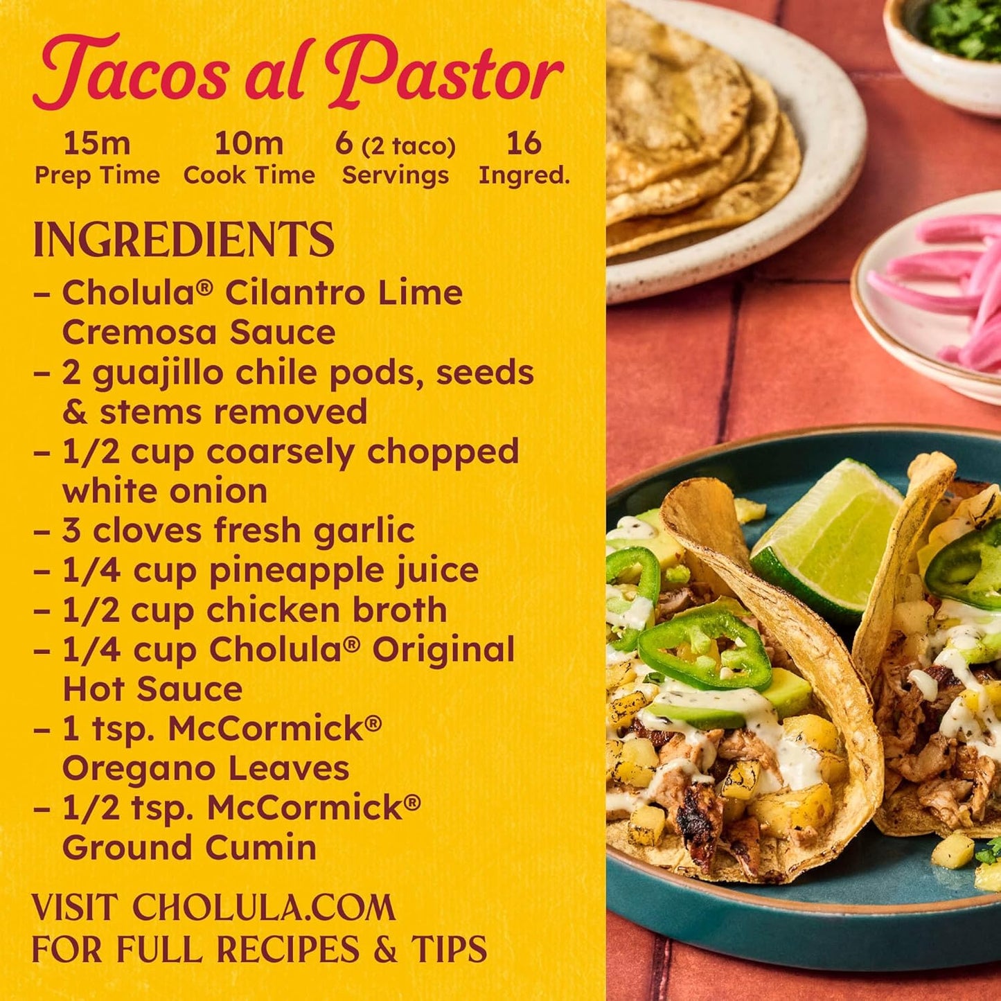 Cholula Cilantro Lime Creamy Sauce – Gentle Mild Drizzle for Family Dinners, Tostadas & Egg Dishes, Squeezable 8 fl oz