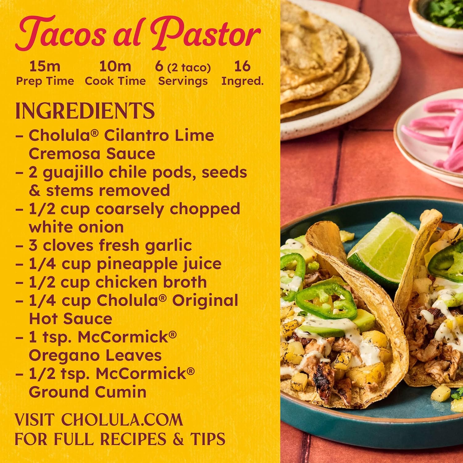 Cholula Cilantro Lime Creamy Sauce – Gentle Mild Drizzle for Family Dinners, Tostadas & Egg Dishes, Squeezable 8 fl oz