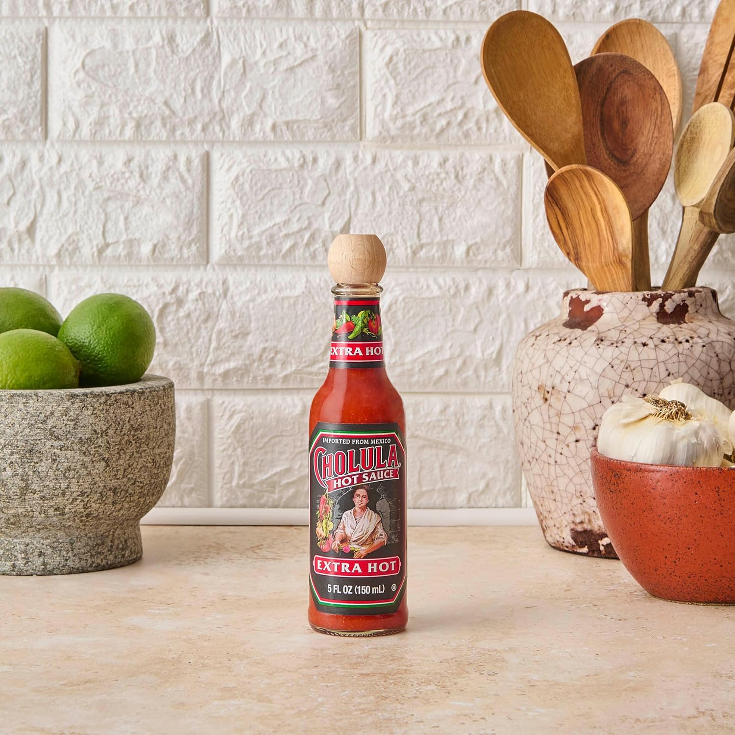 Cholula Extra Hot Mexican Hot Sauce – Understated Flavor Upgrade for Intentional Home Cooks, 5 fl oz