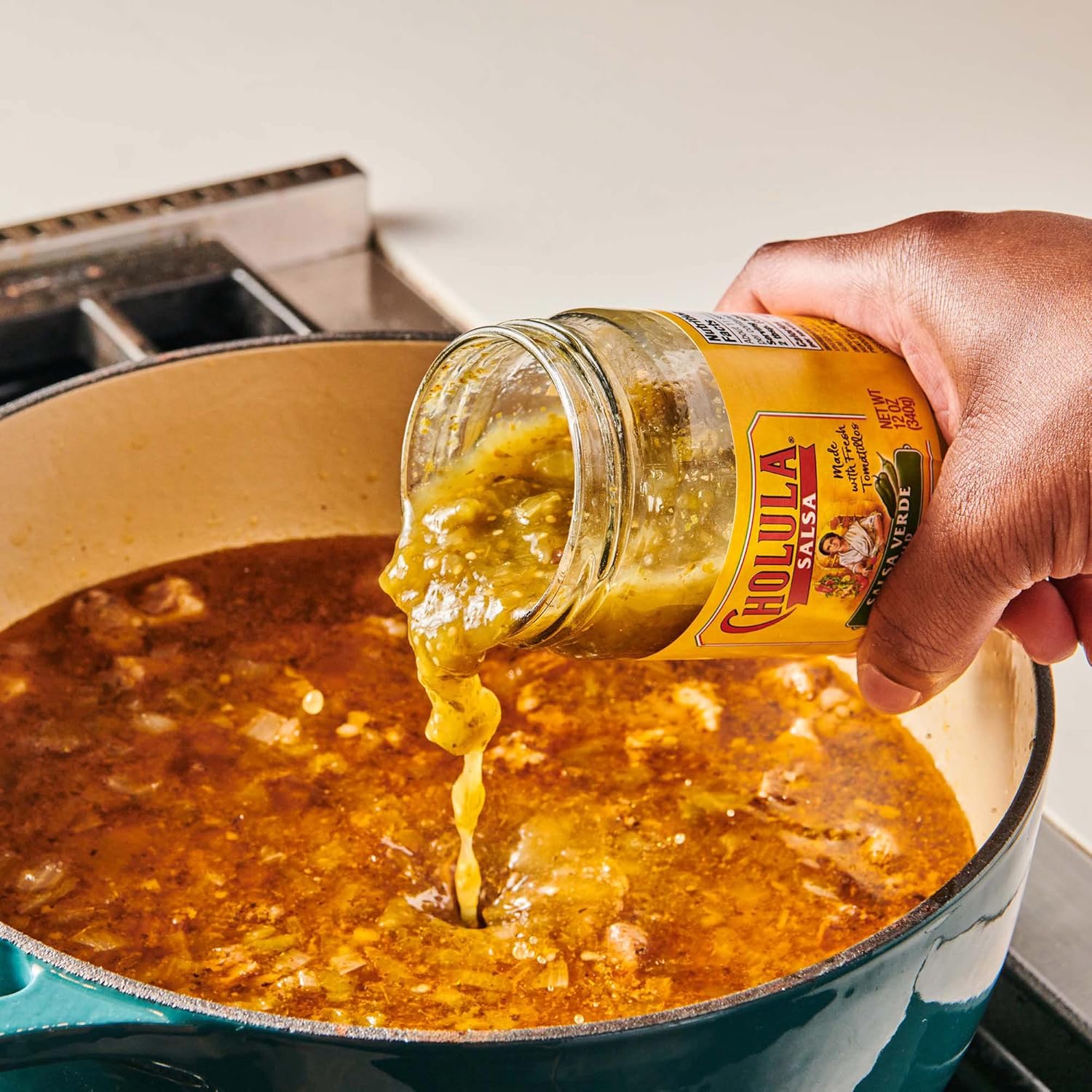 Cholula Salsa Verde Mild 12 oz – Ready-to-Use Topping for Weeknight Home Dinners