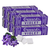 Choward's Violet Mints 6-Pack – Romantic Valentine's Day Candy Gift for Women, Aromatic Floral Sweets in Classic Packaging