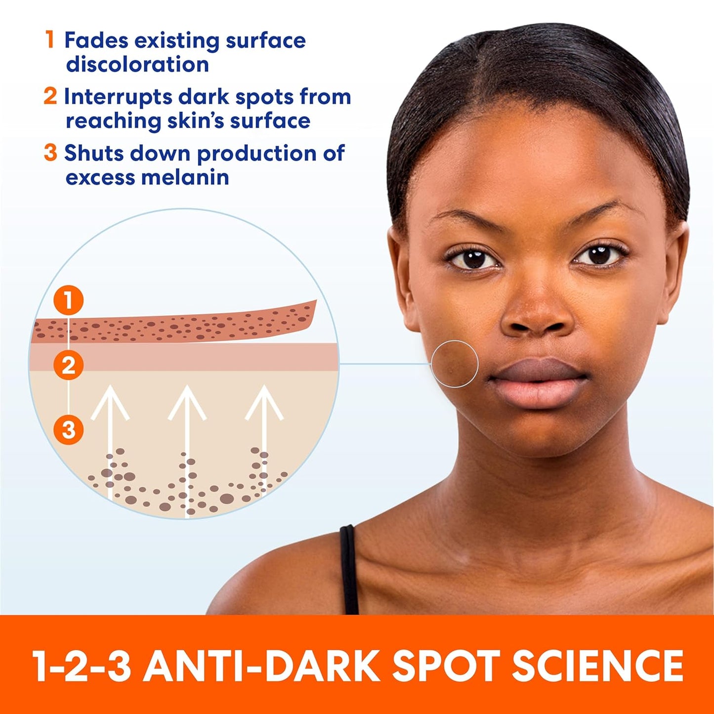 clean formula free from hydroquinone, parabens, phthalates, sulfates, mi, and dyes