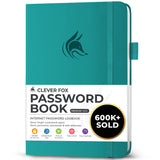 Clever Fox Password Book – Simple A-Z Password Logbook for the Less-Is-More Home Office