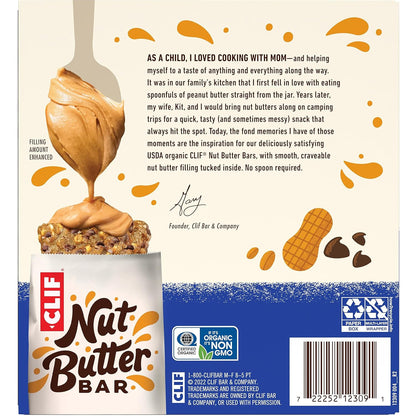 CLIF Nut Butter Bar – Clean Label Snack for Holistic Health Enthusiasts, Low Glycemic