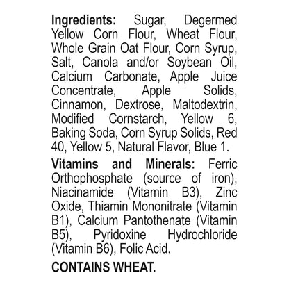 cold cereal format requiring no cooking