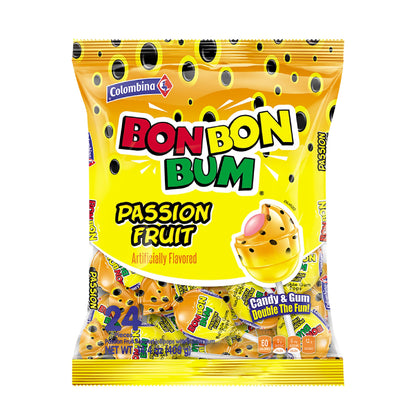 Colombina Bon Bon Bum Hard Candy – Nostalgic Tropical Lollipop Ritual for Comfort Snacking During Wellness Journaling or Yoga Cool-Down