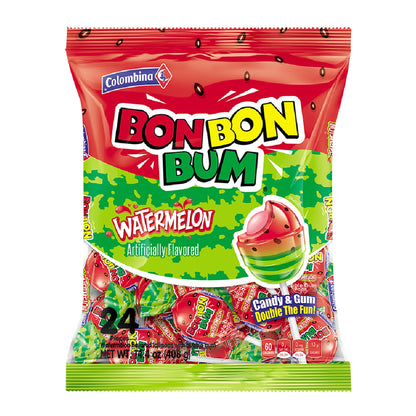 Colombina Bon Bon Bum Hard Candy – Nostalgic Tropical Lollipop Ritual for Comfort Snacking During Wellness Journaling or Yoga Cool-Down