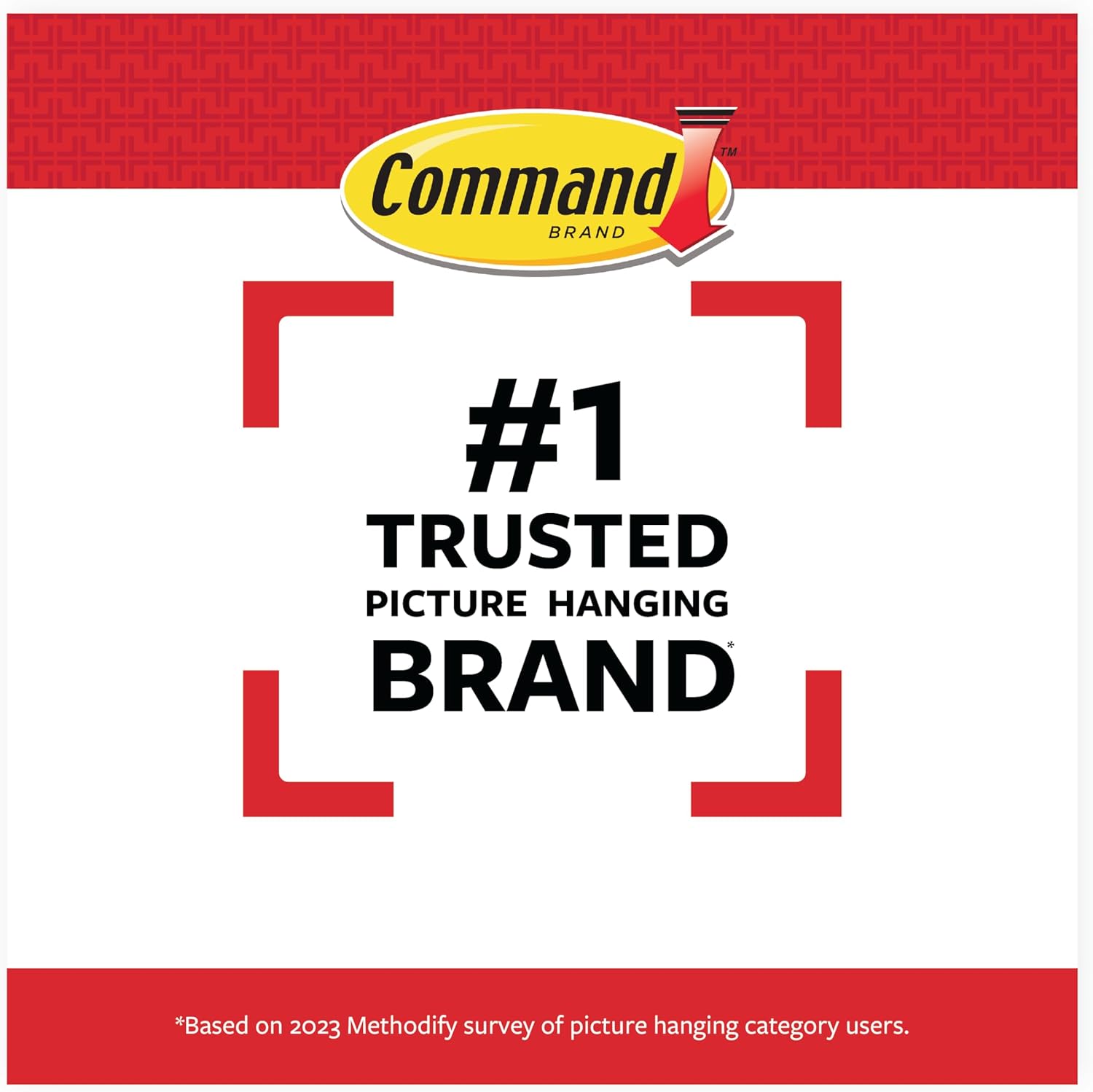 Command 20 Lb XL Heavyweight Picture Hanging Strips, Heavy Duty Adhesive Strips Engineered for Reliable Hold Without Wall Anchors or Sharp Hardware, 8 Pairs White Adhesive Strips