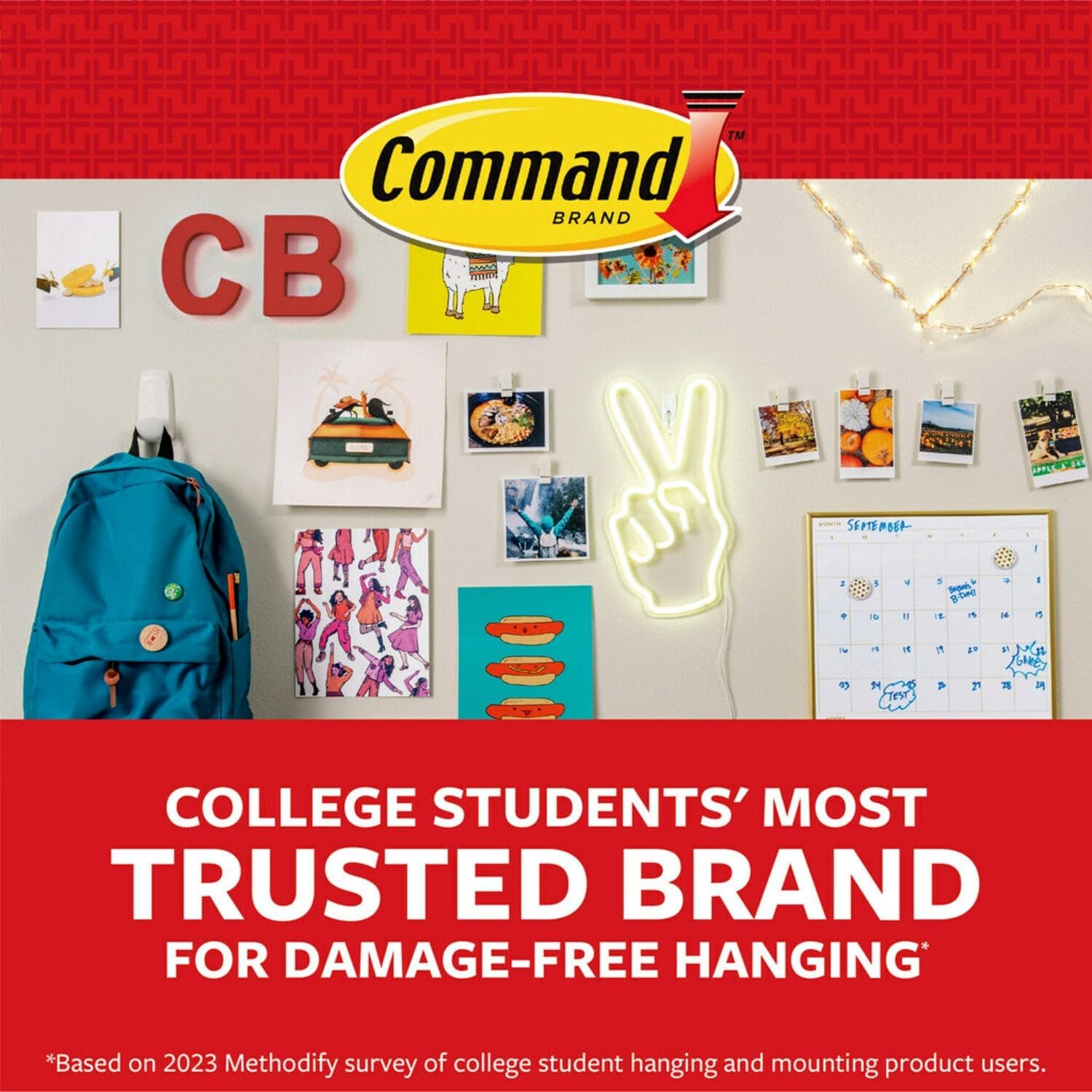 Command Clear Clips for Cozy Home Atmosphere – Wall-Safe Mounting for Holiday Lights and Wreaths