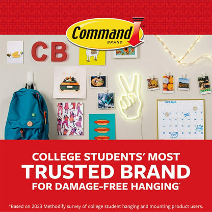 Command Clear Clips for Cozy Home Atmosphere – Wall-Safe Mounting for Holiday Lights and Wreaths
