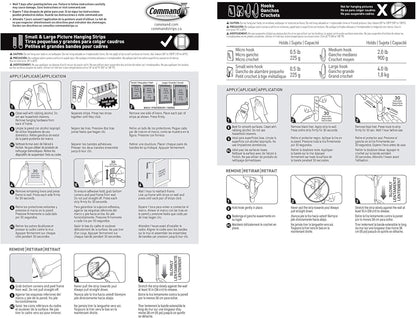 Command Clear Hooks and Strips Variety Pack - Nail-Free Wall Decor for Front Entryway, Staircase, and Hallway Styling