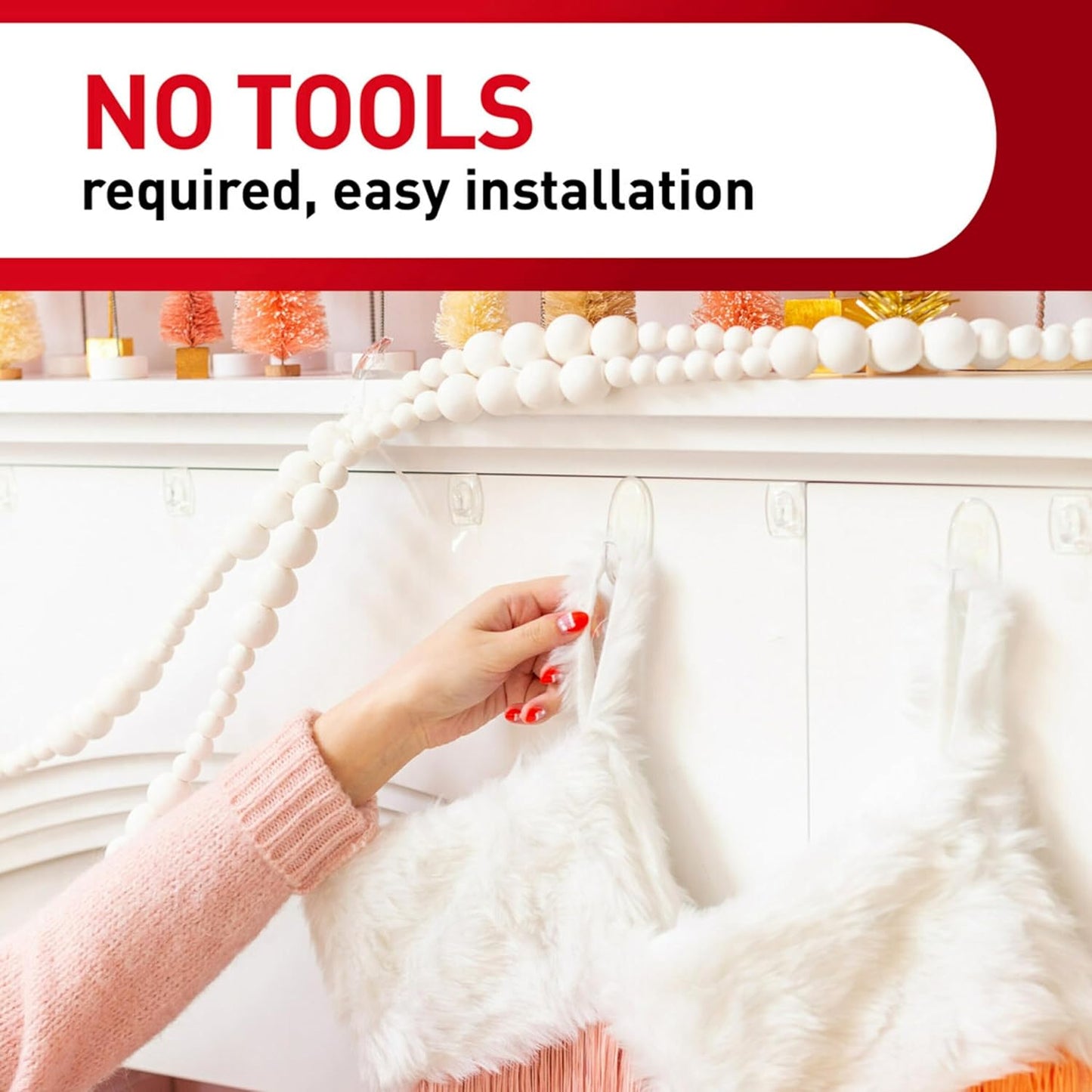 Command Clear Hooks and Strips Variety Pack - Nail-Free Wall Decor for Front Entryway, Staircase, and Hallway Styling
