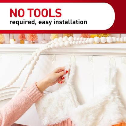 Command Clear Hooks and Strips Variety Pack - Nail-Free Wall Decor for Front Entryway, Staircase, and Hallway Styling