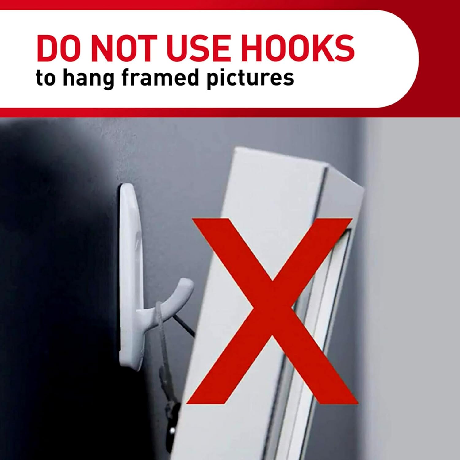 Command Damage Free Wall Hooks – Stylish Holiday Decor Hooks for Living Room and Hallway