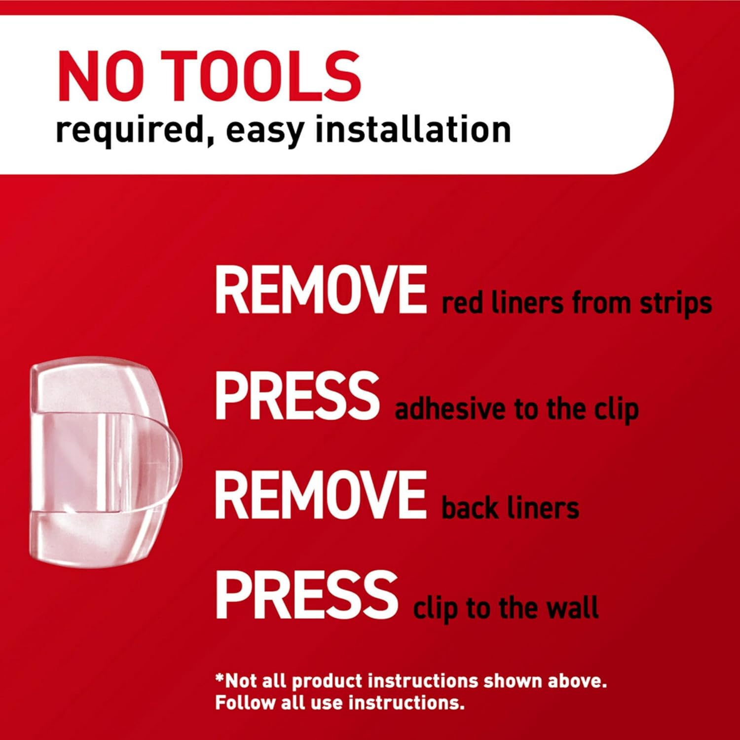 Command Outdoor Light Clips for Damage-Free Decorating Around Kids and Pets, Tool-Free Clips, Clear