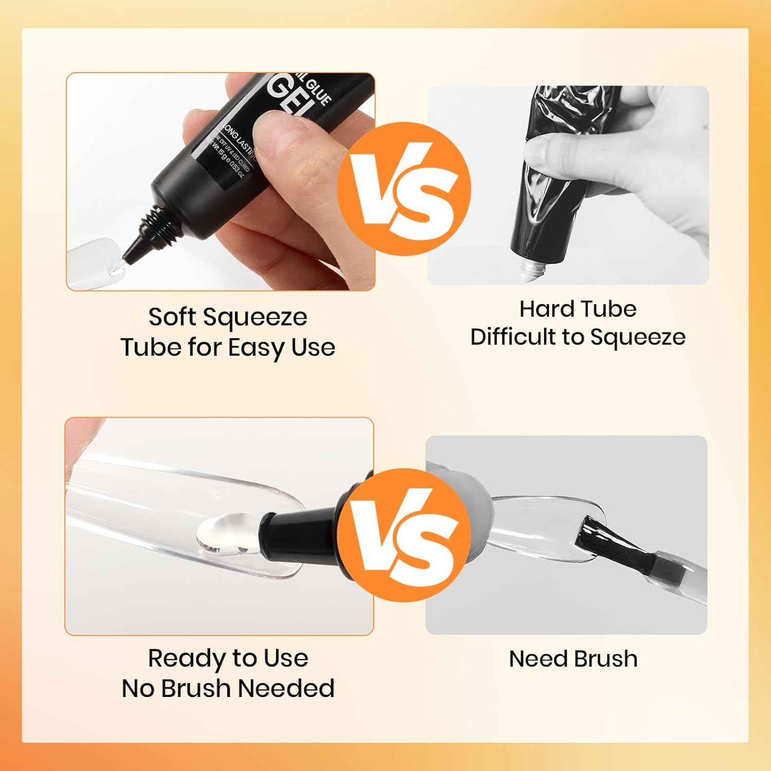 compatible nail tip variants in square, almond, and coffin shapes in short, medium, and extra short sizes