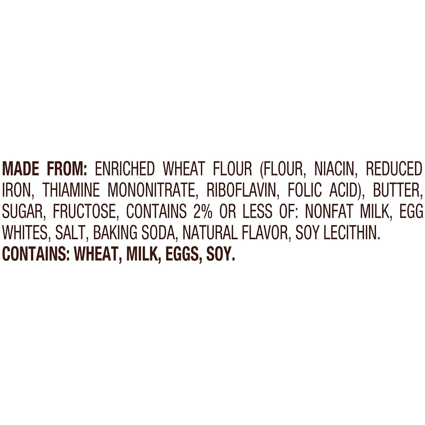 crafted by pepperidge farm bakers using carefully selected quality ingredients