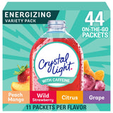 Crystal Light Energizing Variety Pack – Portable 60mg Caffeine Stash for Office Professionals, No Coffee Shop Run Needed