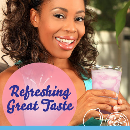 Crystal Light Raspberry Lemonade Packets – Break Room Flavored Water for Productive Workdays
