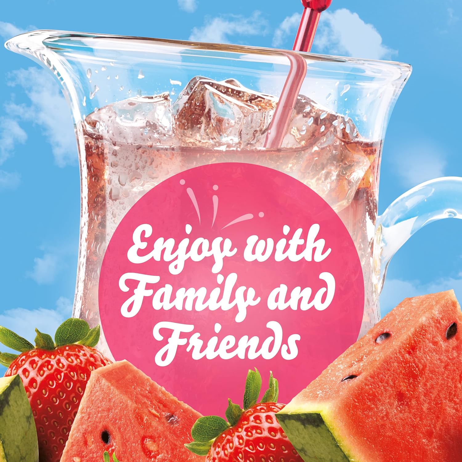 Crystal Light Strawberry Watermelon Pitcher Packets – Guilt-Free Water Flavoring for Calorie-Conscious Diets