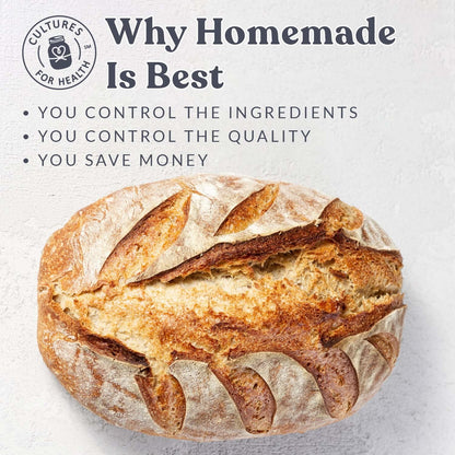 Cultures for Health San Francisco Sourdough Starter – Slow Fermentation Self-Care for the Home Baker