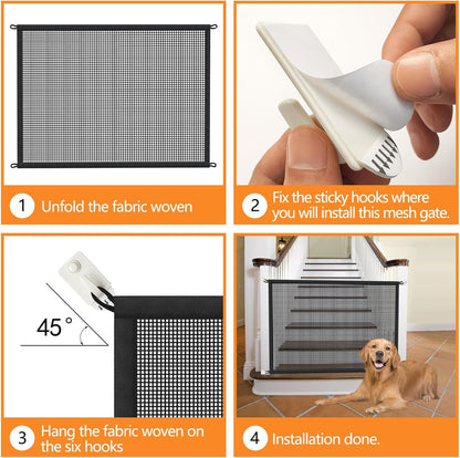 damage-free tape suitable for flat, solid walls and wooden railings