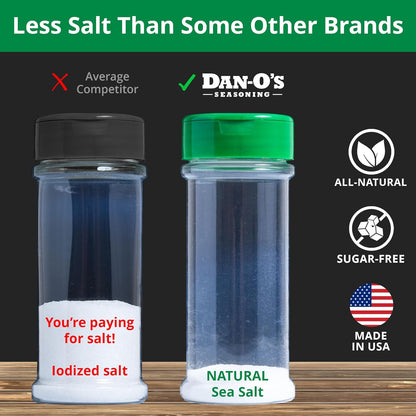 Dan-O's Preem-O Seasoning – Portable Travel Bottle for Camping Cookouts and Outdoor Grilling, 2.5 oz